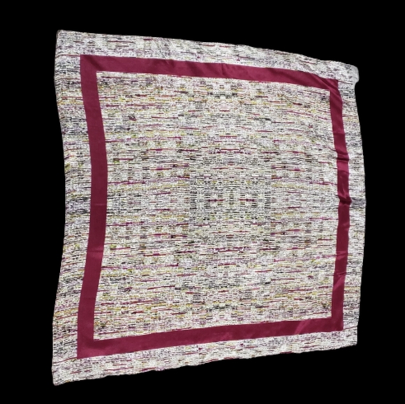 Vintage Accessories - Vintage Glentex Silk Square Scarf